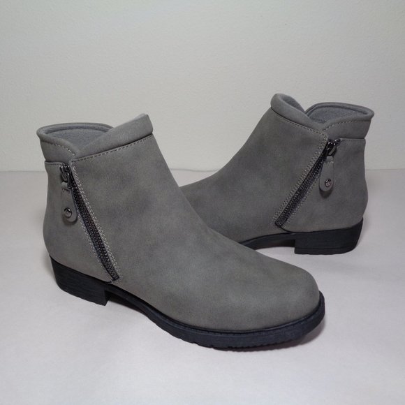 Tracy Grey Suede New Ankle Boots | Poshmark